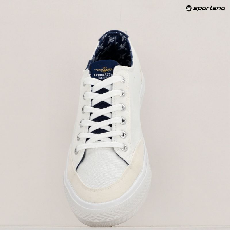 Pánské boty Aeronautica Militare Cotton With Patch off white 9
