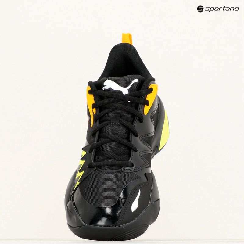Pánské basketbalové boty PUMA Genetics puma black/for all time red 12