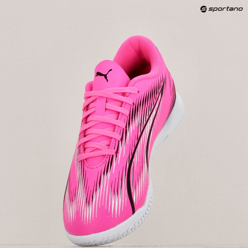 Dětské kopačky PUMA Ultra Play TT Jr poison pink/puma white/puma black 16