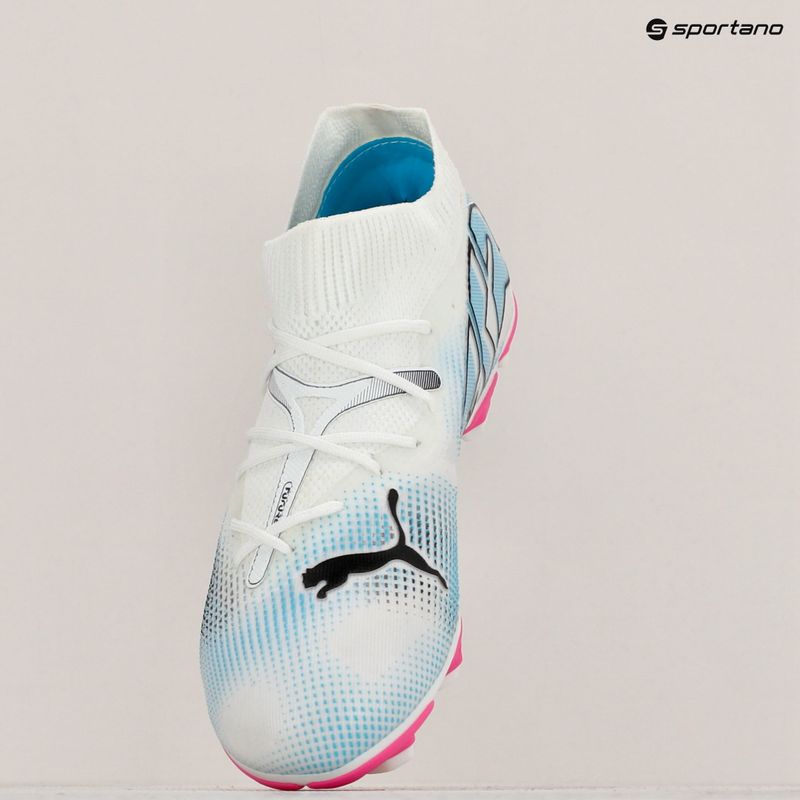 Dětské kopačky  PUMA Future 7 Match FG/AG puma white/puma black/poison pink 15