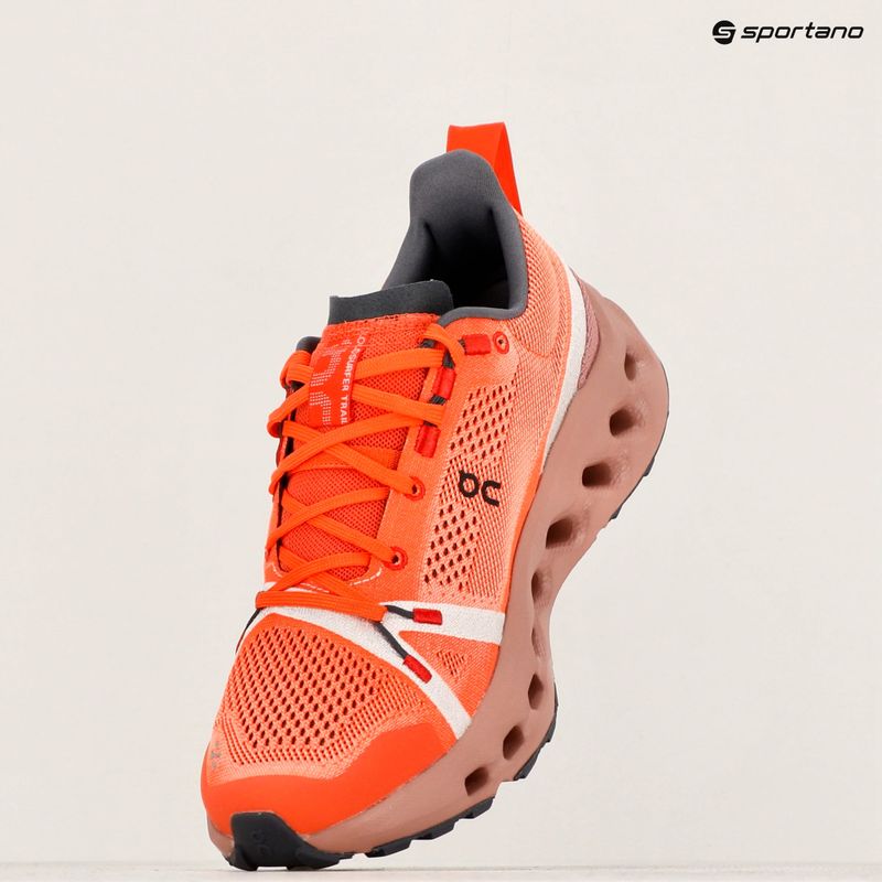 Pánské běžecké boty  On Running Cloudsurfer Trail flame/dustrose 17