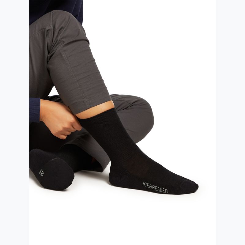 Dámské ponožky Icebreaker Merino Lifestyle Light Crew black 4
