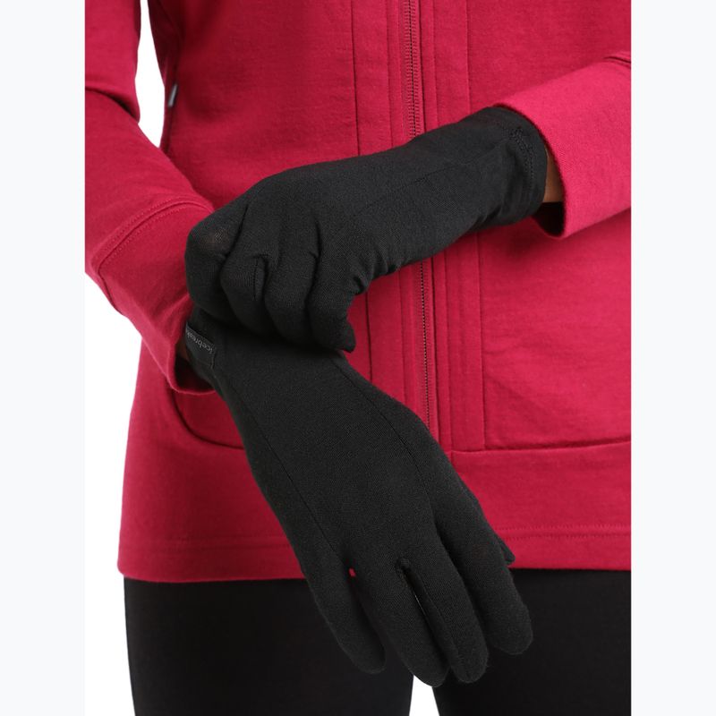 Trekingové rukavice Icebreaker 200 Oasis Glove Liners black 3
