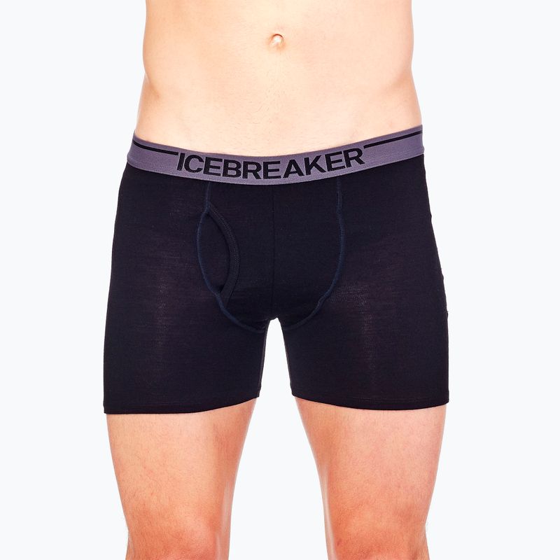 Pánské termo boxerky  Icebreaker Anatomica wFly black 2