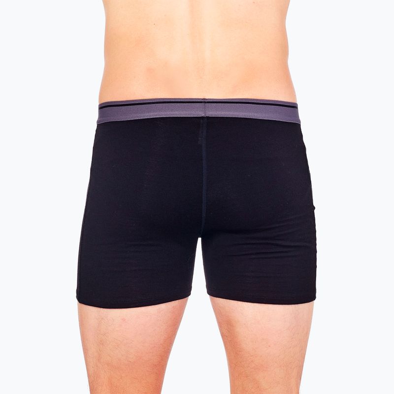 Pánské termo boxerky  Icebreaker Anatomica wFly black 4