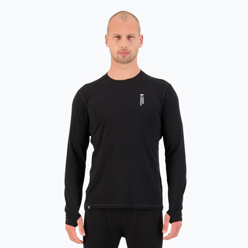 Pánské termo tričko longsleeve  Mons Royale Cascade Merino Base Layer black