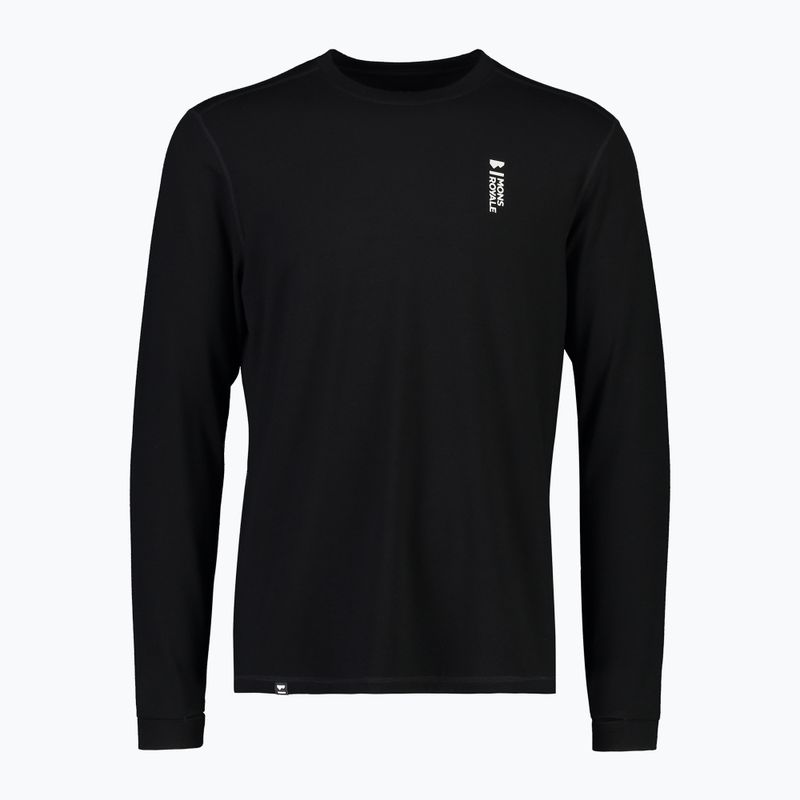 Pánské termo tričko longsleeve  Mons Royale Cascade Merino Base Layer black 4