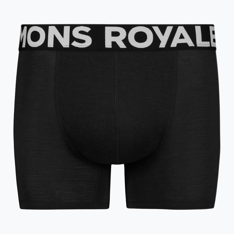 Pánské termo boxerky Mons Royale Hold 'em Shorty Merino black