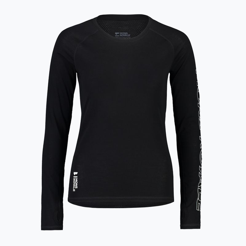 Dámské termo tričko longsleeve  Mons Royale Bella Tech black 4