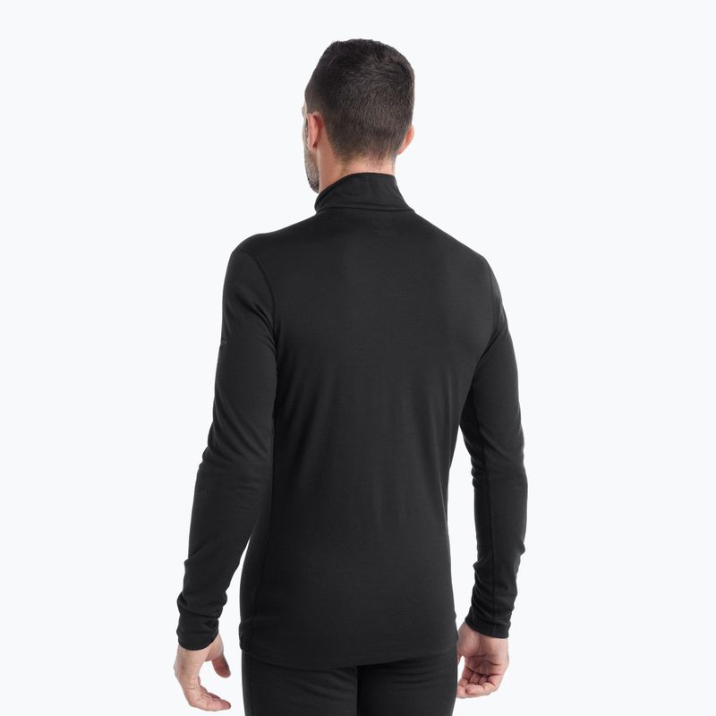 Pánský termo longsleeve Icebreaker 200 Oasis Half Zip black 3
