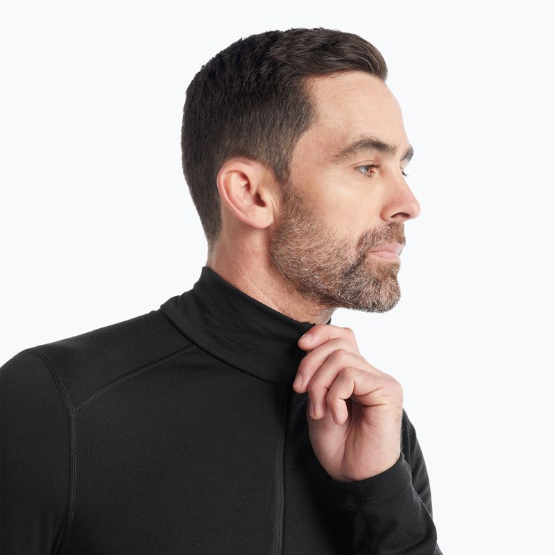 Pánský termo longsleeve Icebreaker 200 Oasis Half Zip black 4