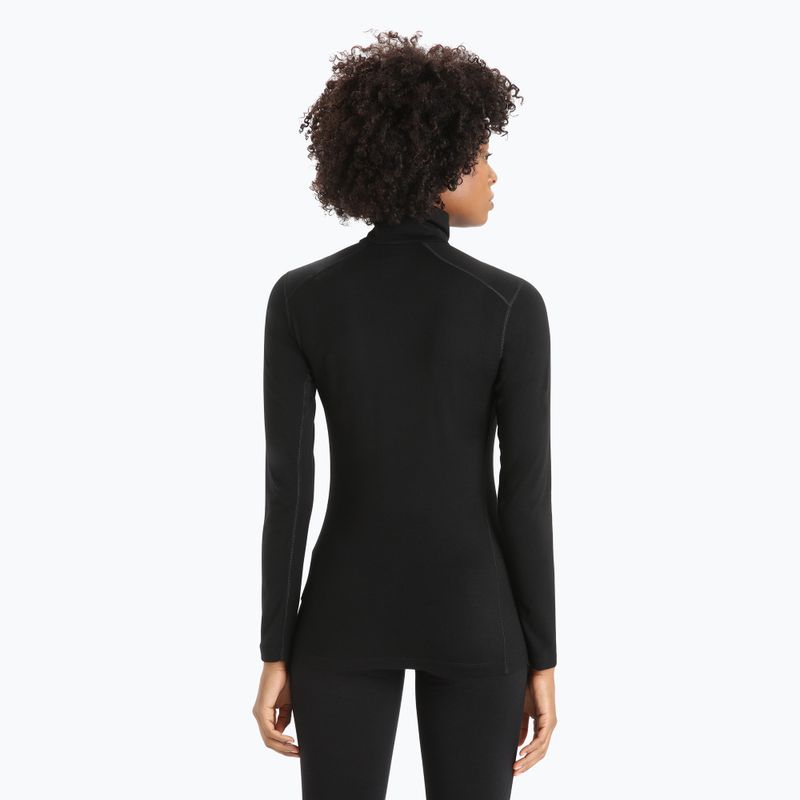 Dámská termoakční mikina icebreaker 200 Oasis Half Zip black 3