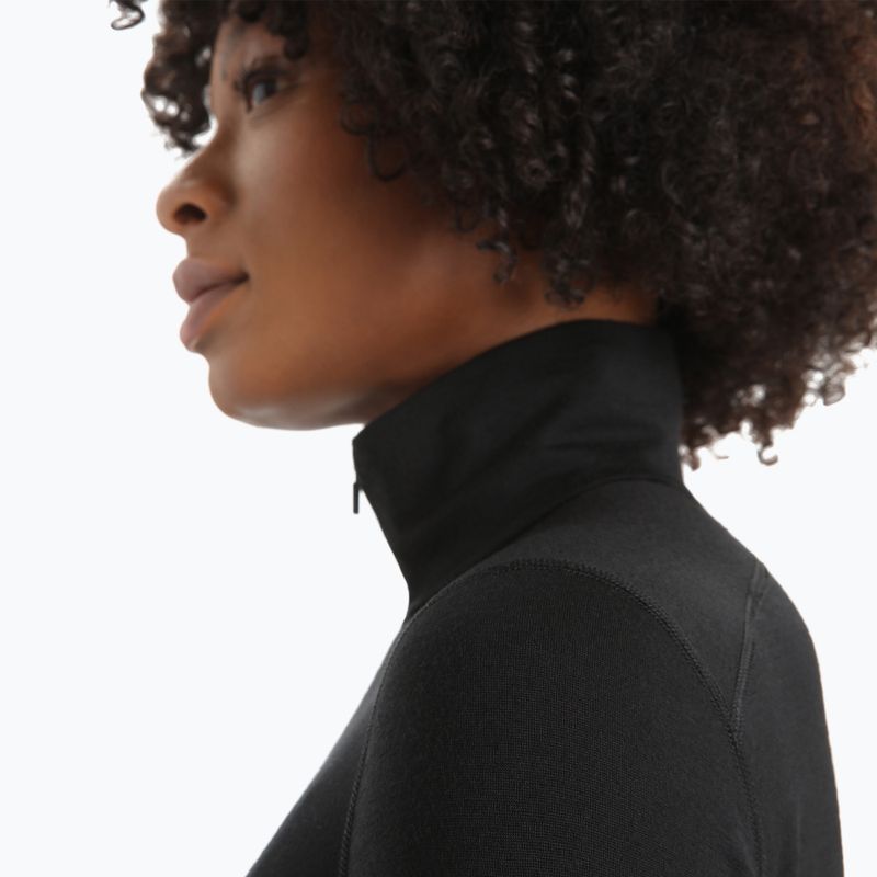 Dámská termoakční mikina icebreaker 200 Oasis Half Zip black 5