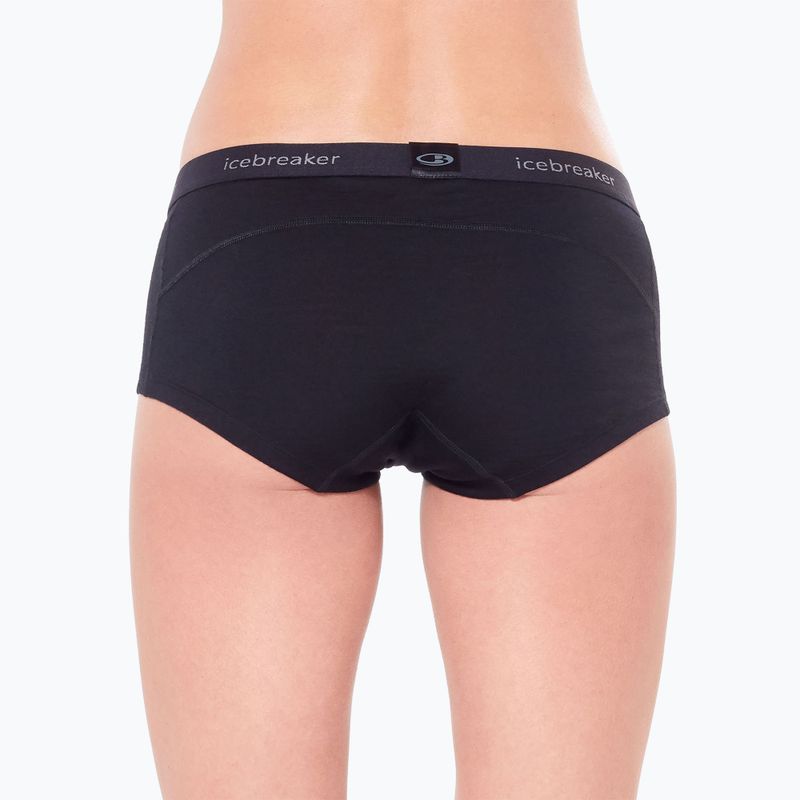 Dámské termo boxerky Icebreaker Merino 200 Oasis Boy Shorts black 6