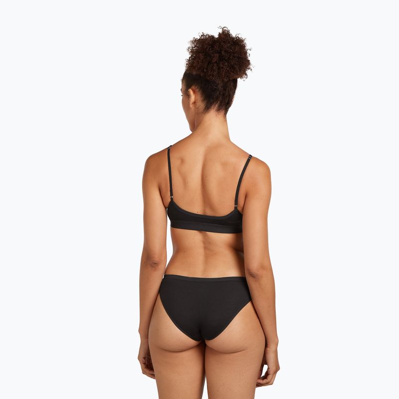 Termoaktivní sportovní podprsenka icebreaker Merino 150 Siren Bra Inserts black 4