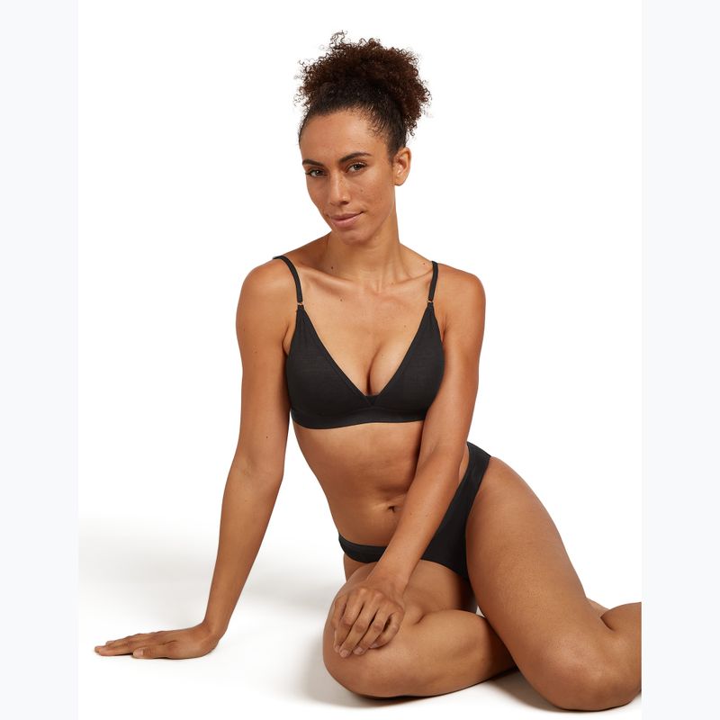Termoaktivní sportovní podprsenka icebreaker Merino 150 Siren Bra Inserts black 5