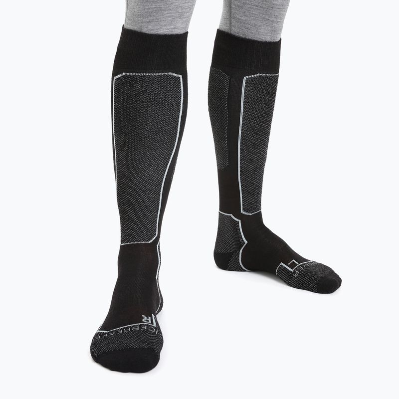 Pánské lyžařské ponožky Icebreaker Ski+ Light OTC černé 2