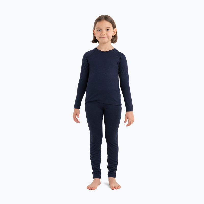 Dětský longsleeve termo tričko icebreaker Kids 200 Oasis Crewe midnight navy 2