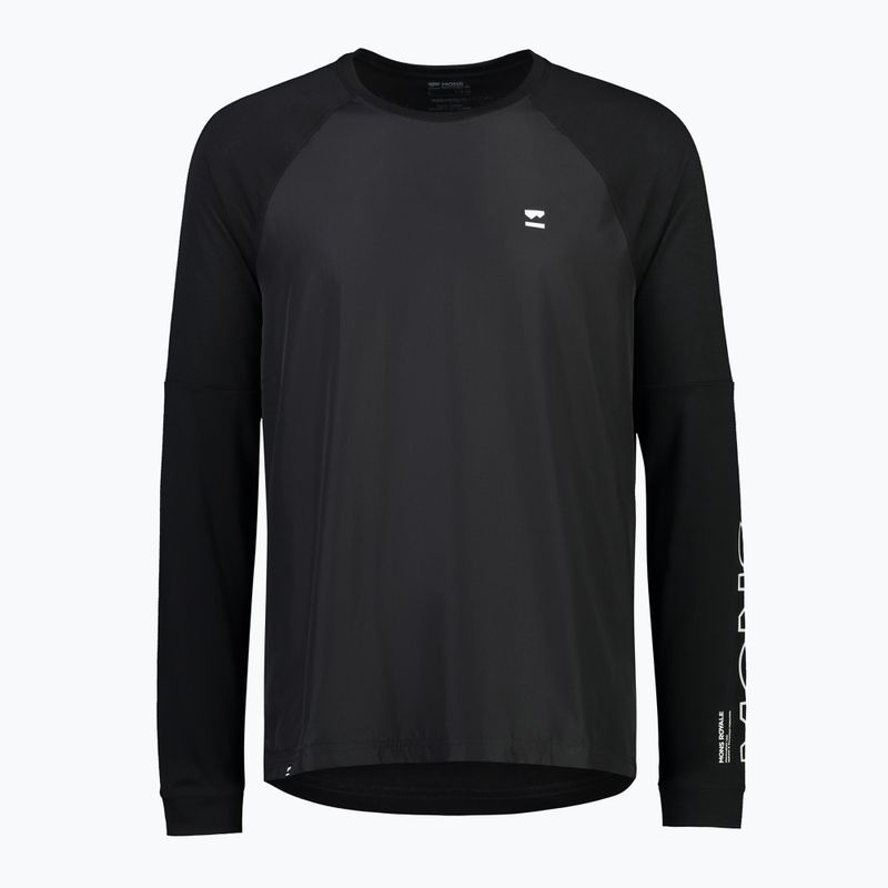 Pánský cyklistický dres longsleeve Mons Royale Tarn Merino Shift Wind Jersey black 5