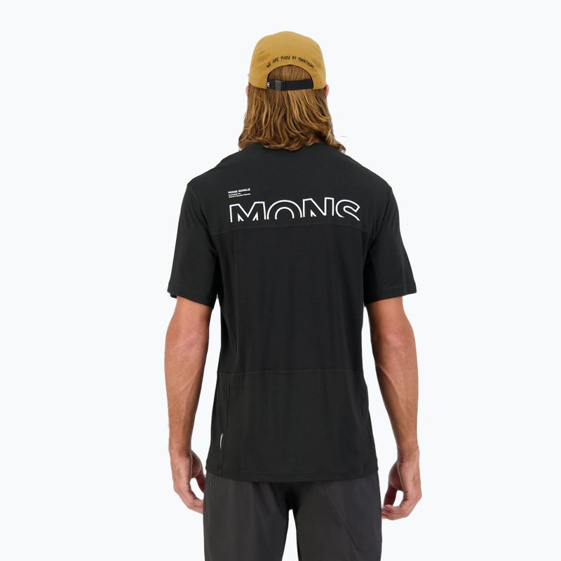 Pánský cyklistický dres  Mons Royale Tarn Merino black 3