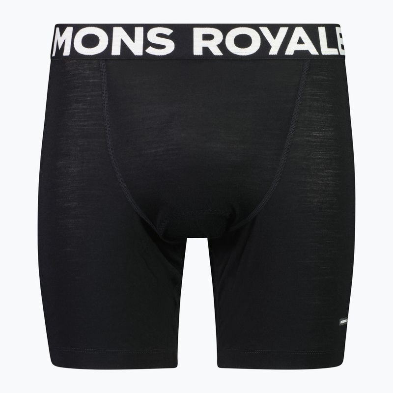 Pánské cyklistické boxerky Mons Royale Low Pro Merino Aircon Bike Short black 4