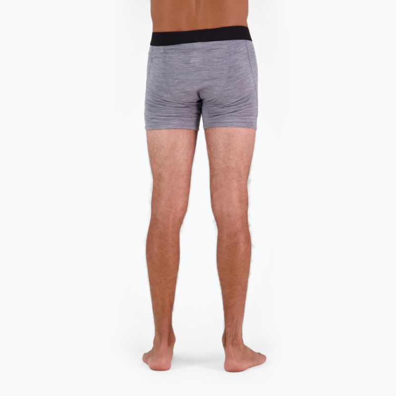 Pánské termo boxerky Mons Royale Hold 'em Shorty Merino grey heather 5