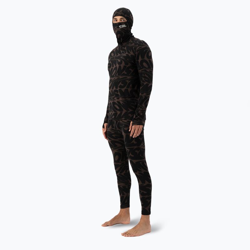 Pánské termo tričko longsleeve  Mons Royale Cascade Merino Base Layer signal lost cedar 7