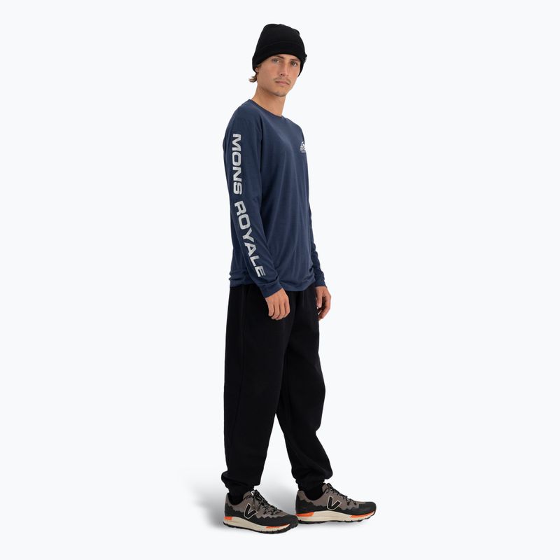 Pánské termo tričko longsleeve  Mons Royale Icon midnight 2