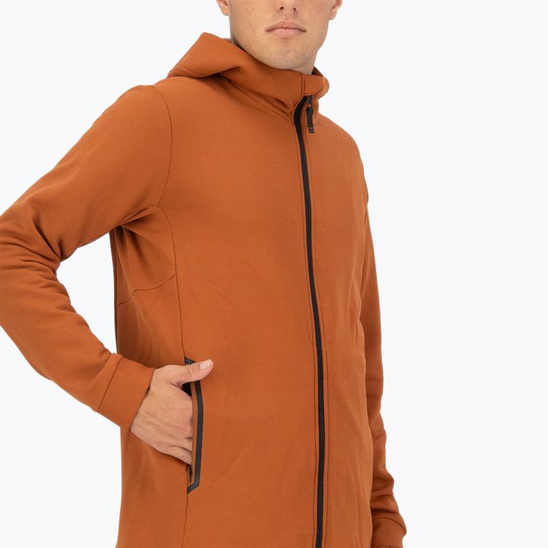 Pánská mikina Mons Royale Arcadia Merino Fleece Hoody ginger 5