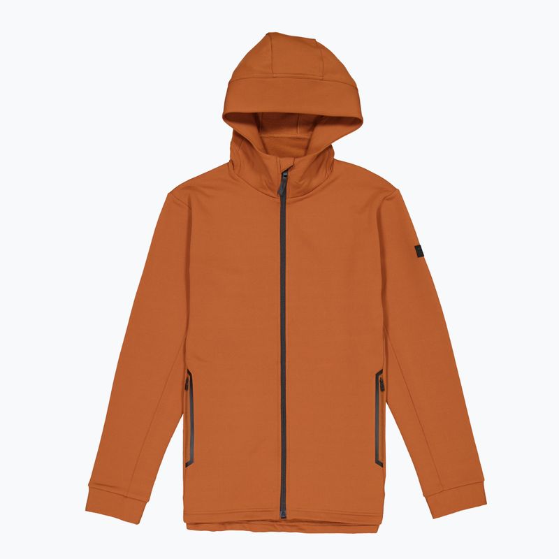 Pánská mikina Mons Royale Arcadia Merino Fleece Hoody ginger 6