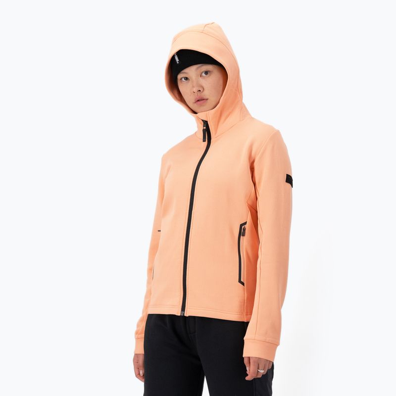 Dámská mikina  Mons Royale Arcadia Merino Fleece Hoody melon 4
