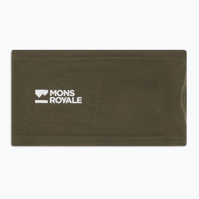 Čelenka  Mons Royale Haines Merino dark olive