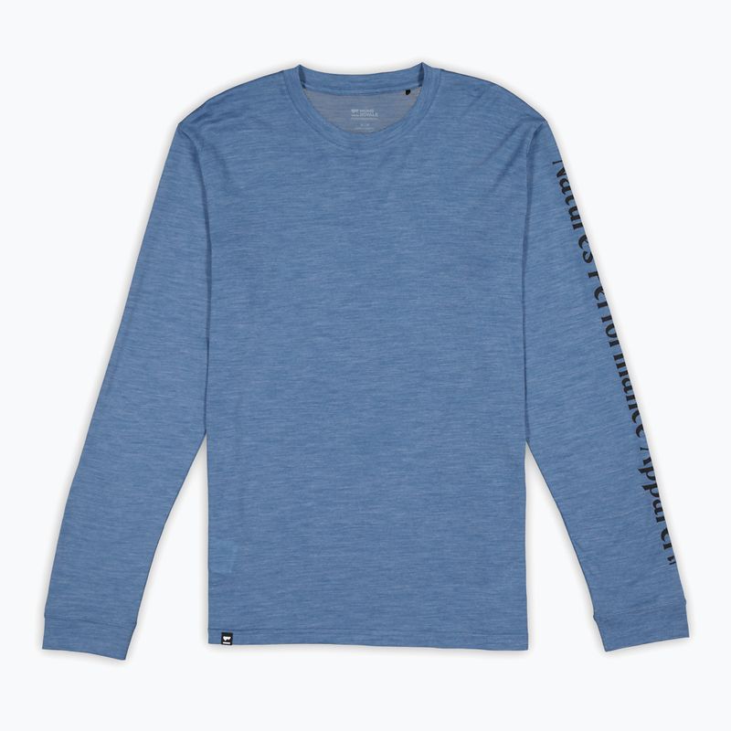Pánská termoakční mikina Mons Royale Zephyr Tencel steel blue 3