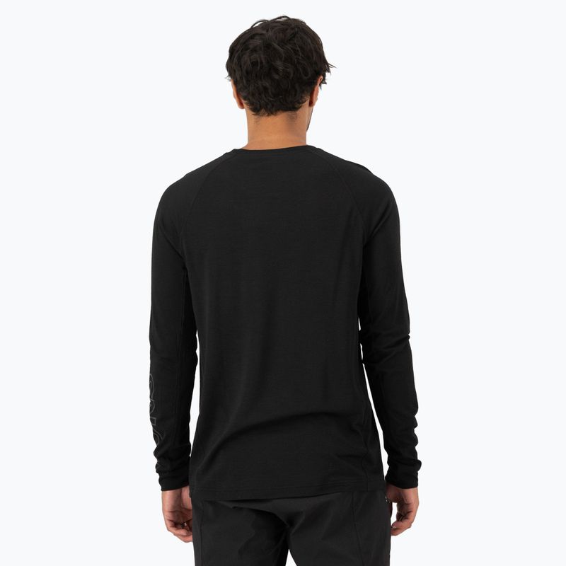 Pánské termotričko longsleeve Mons Royale Tarn Merino 9 iron/black 2