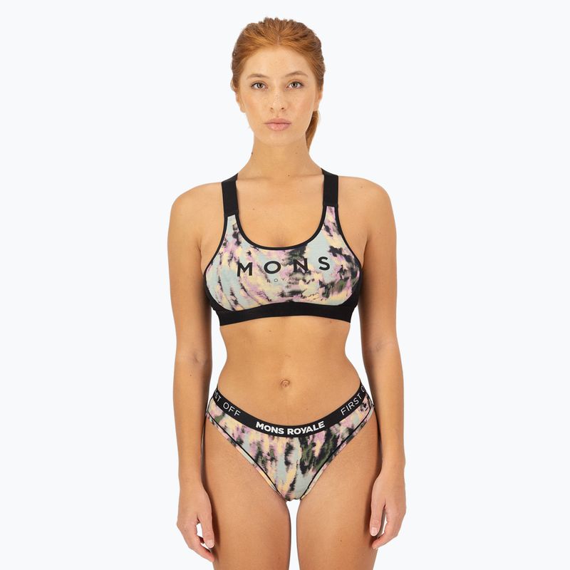 Termo podprsenka Mons Royale Stella Merino X-Back black 2