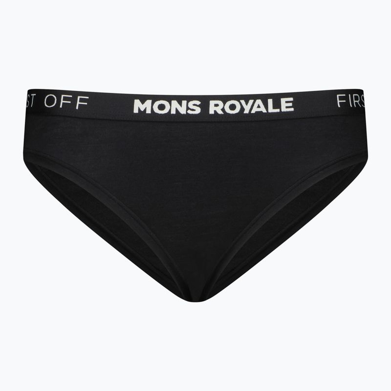 Dámské termokalhotky Mons Royale Folo Merino Briefs black