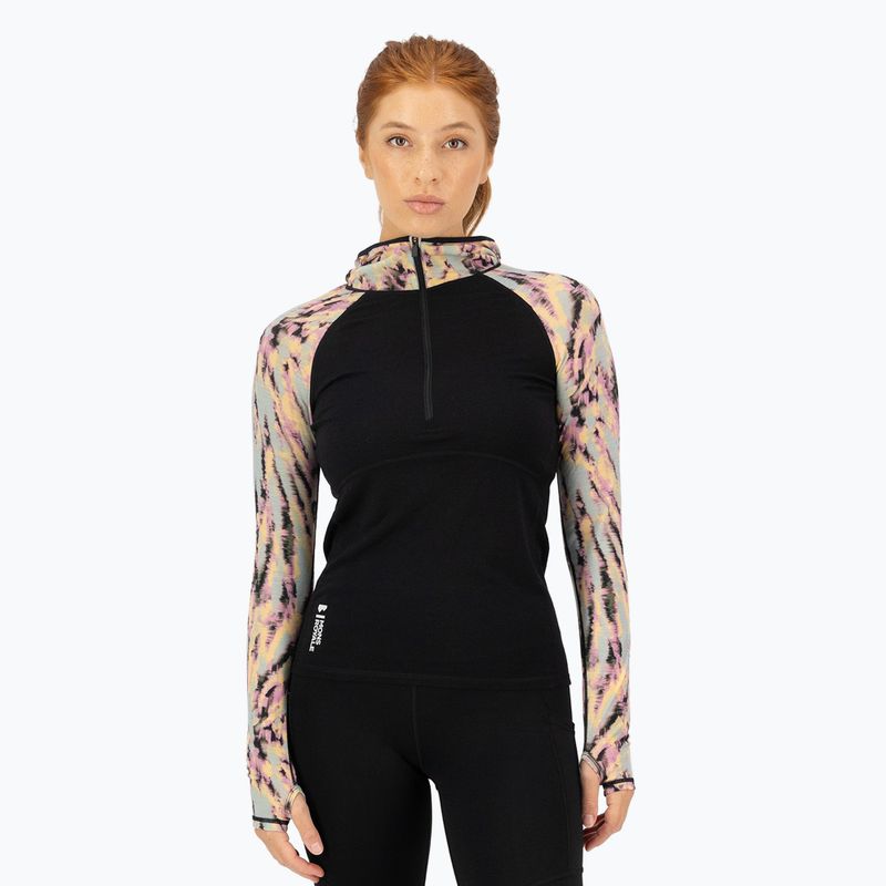 Dámská termo mikina Mons Royale Bella Tech Hood black