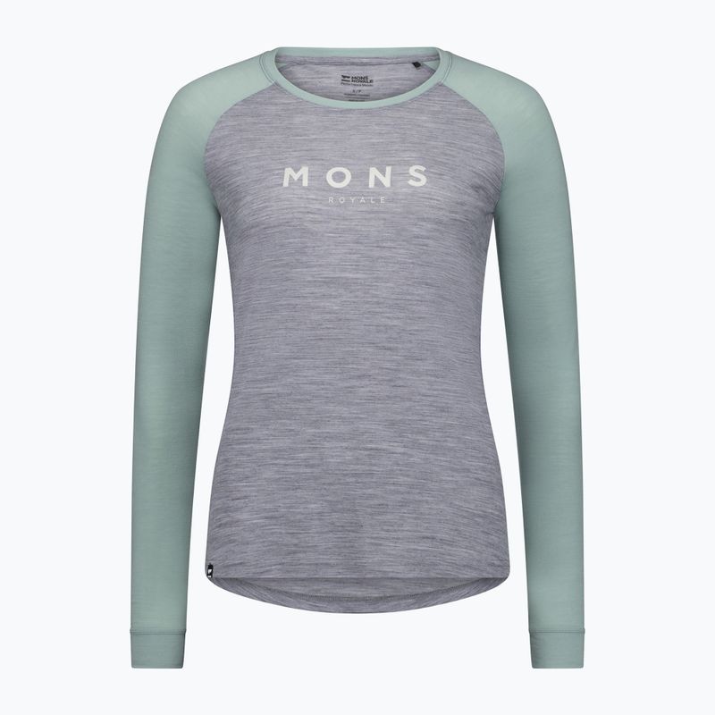 Dámské termotričko longsleeve Mons Royale Icon Raglan grey heather 3