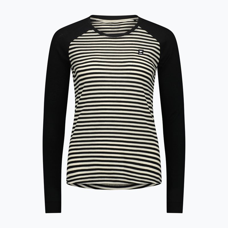 Dámská termoakční mikina Mons Royale Icon Raglan mr stripe/black 3