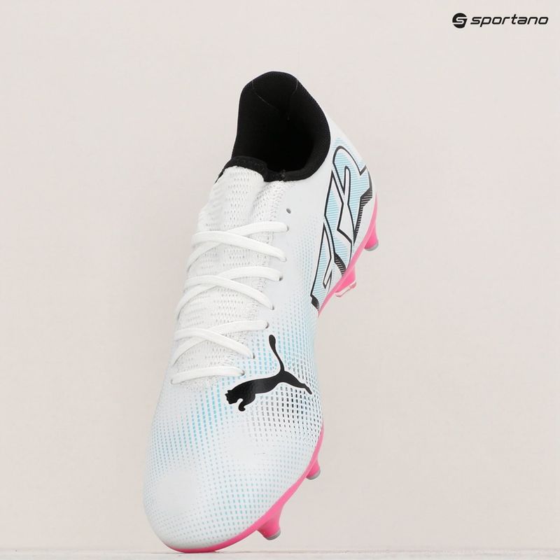 Kopačky PUMA Future 7 Play MxSG puma white/puma black/poison pink 16
