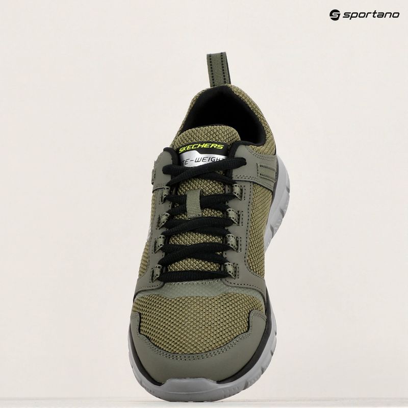 Pánské boty  SKECHERS Track Knockhill olive/grey/black 9