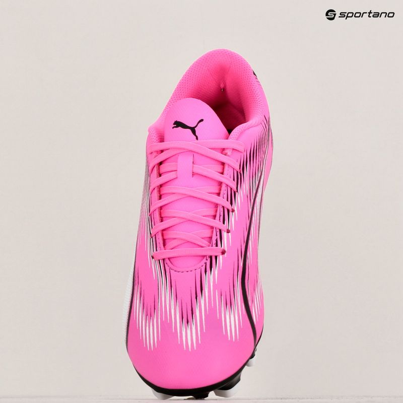 Kopačky PUMA Ultra Ultimate FG/AG jedovatě růžová/puma bílá/puma černá 11