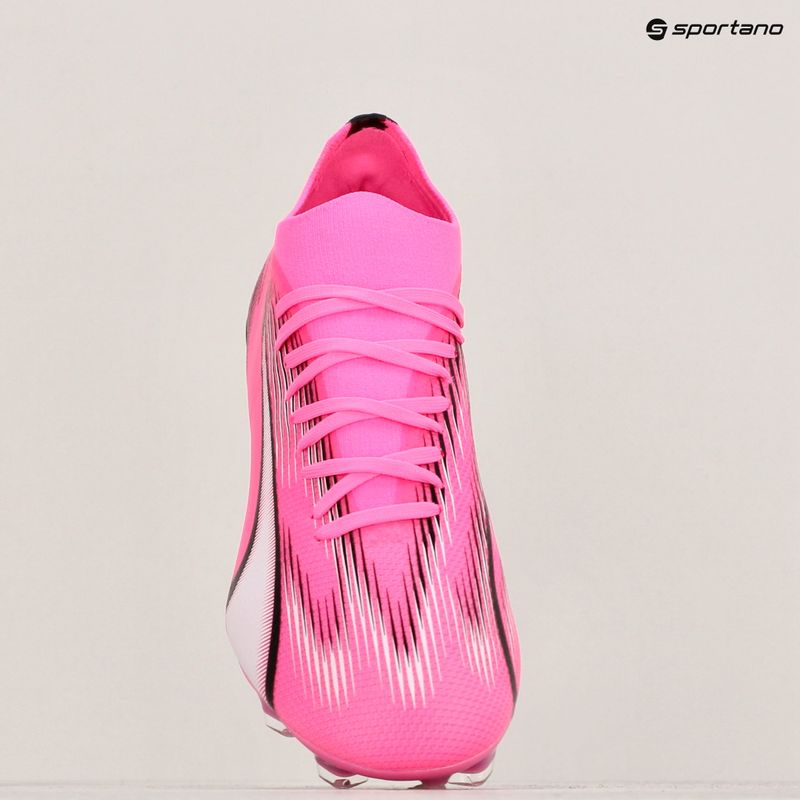 Kopačky PUMA Ultra Match FG/AG jedovatě růžová/puma bílá/puma černá 18