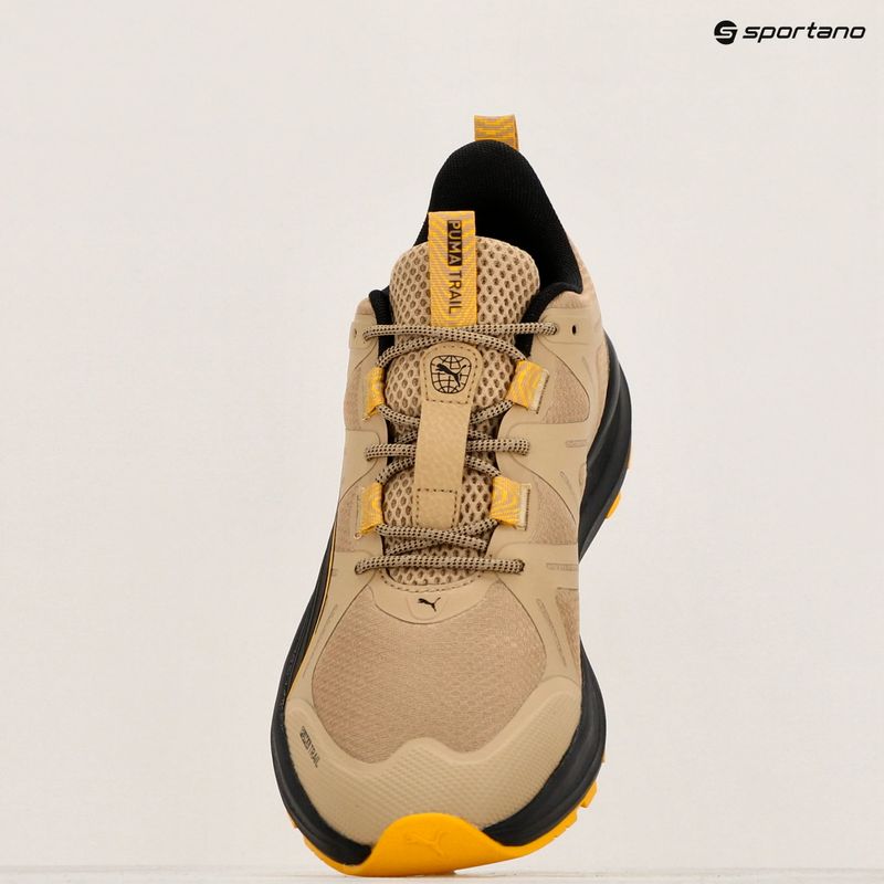 Běžecké boty PUMA Reflect Lite Trail prairie tan/yellow sizzle/puma black 16