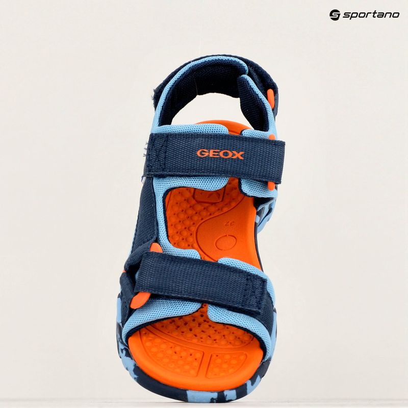 Juniorské sandály Geox Borealis j.blue/ocean blue  9