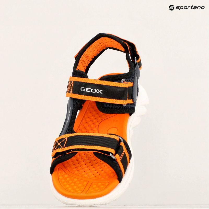 Juniorské sandály Geox Airadyum ocean blue/orange 10
