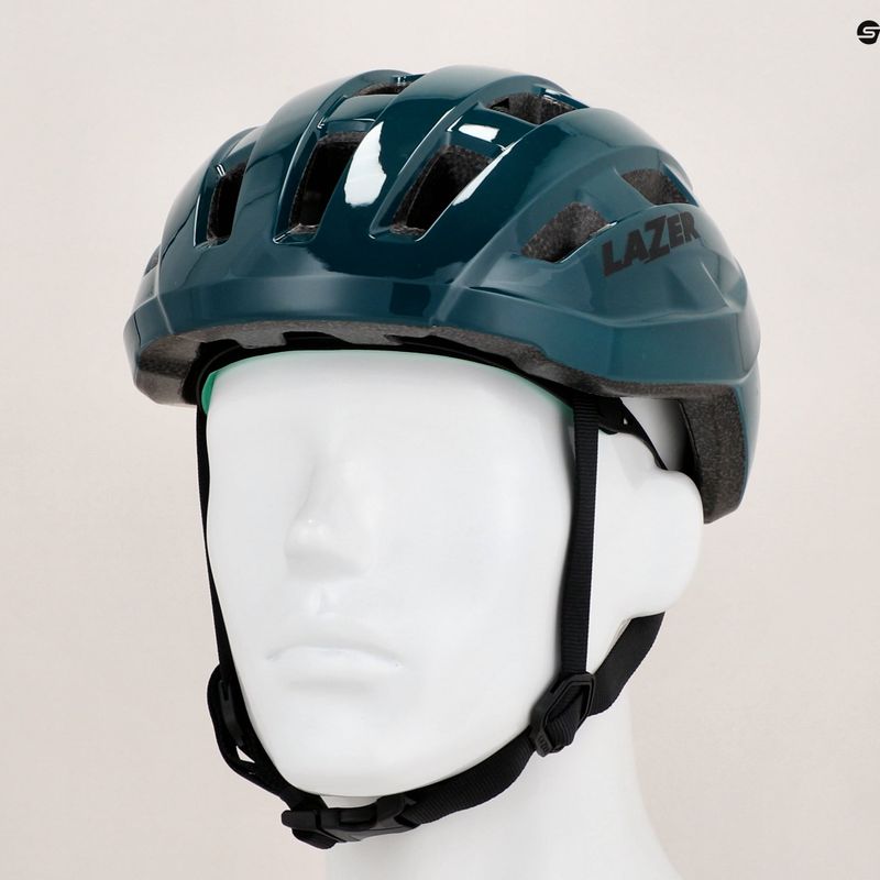 Cyklistická helma  Lazer Tempo KinetiCore dark green 8