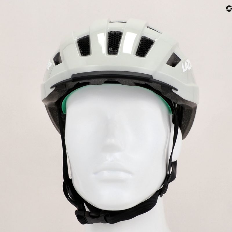 Cyklistická helma  Lazer Codax KinetiCore + net ice grey 8