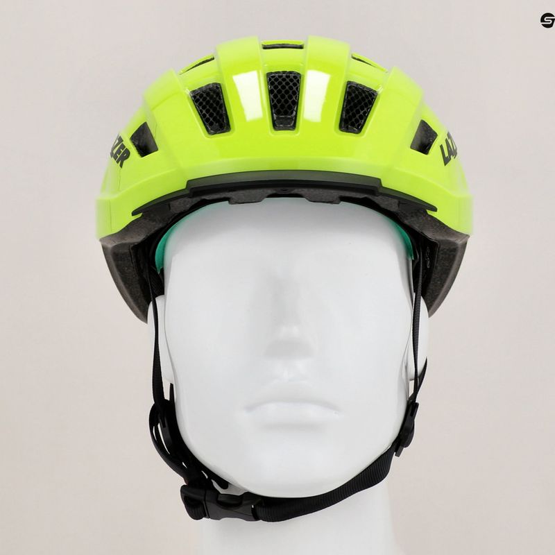 Cyklistická helma  Lazer Codax KinetiCore + net flash yellow 8