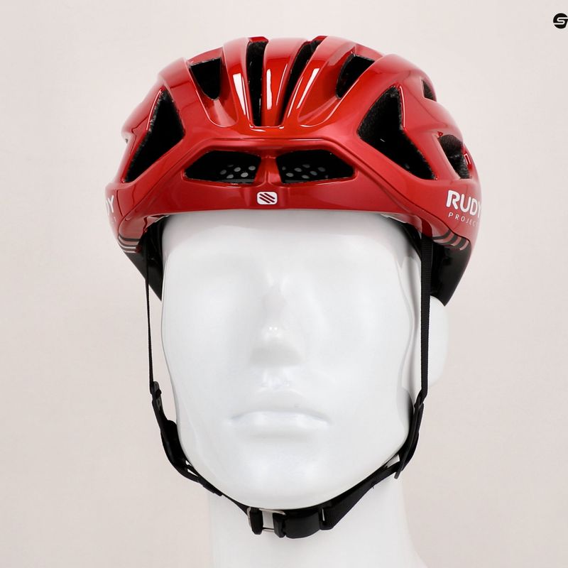 Cyklistická helma  Rudy Project Egos red comet/black shiny 7